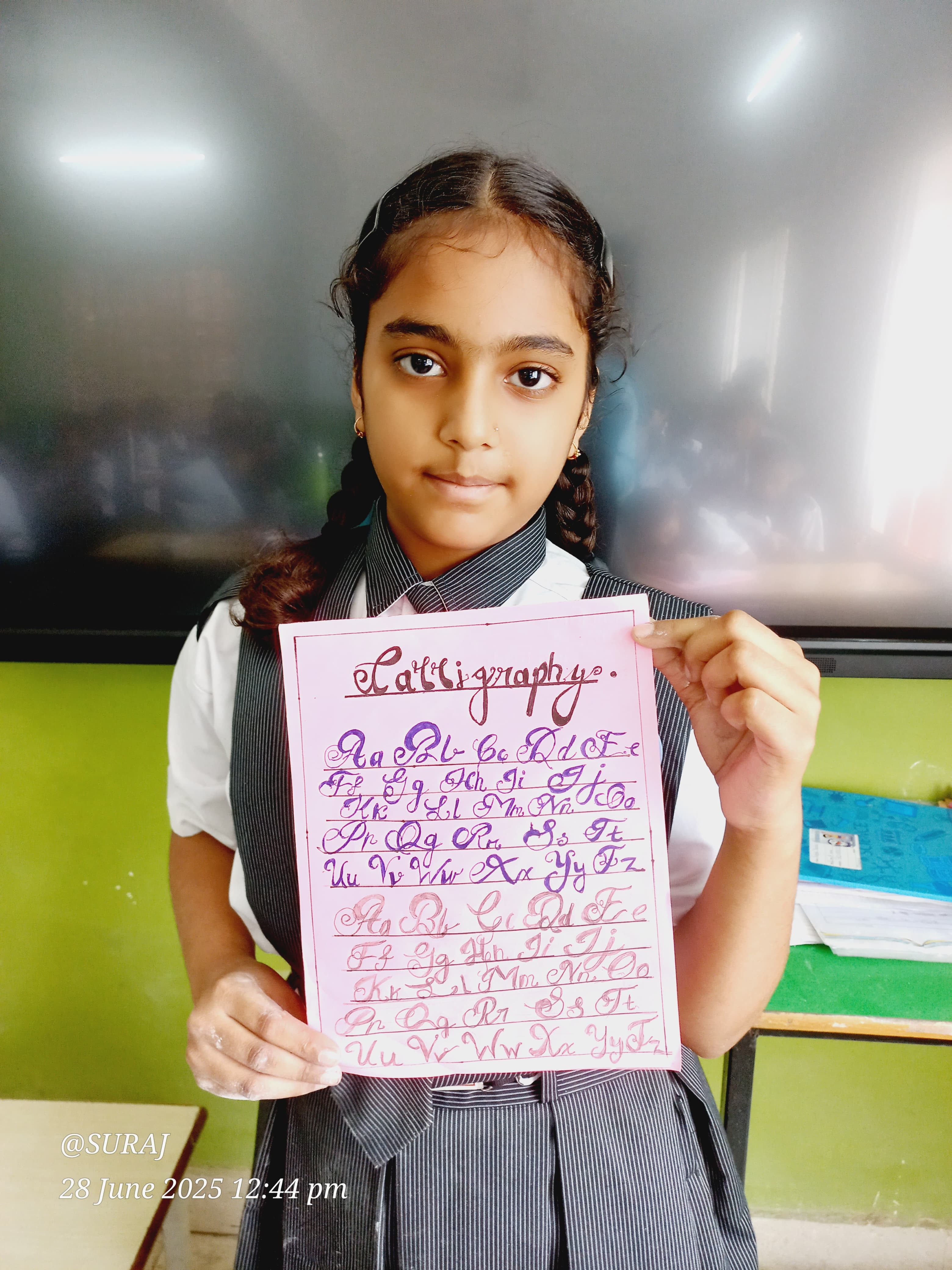 English Calligraphy Activity